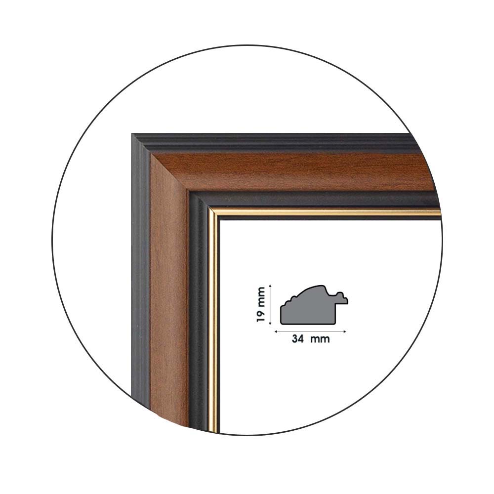 Ramă Castana Light | 3,4 cm